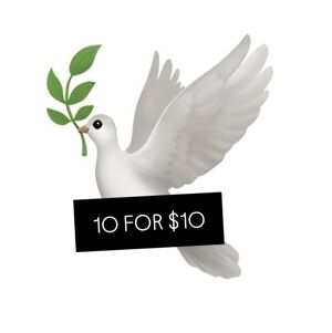 🕊10 For $10 Running Through DEC 31ST! HAPPY HOLIDAYS!🕊
